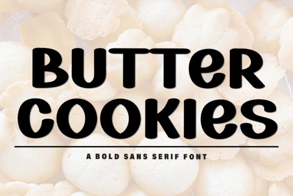 Butter Cookies: A Typeface for Cozy Holiday Projects