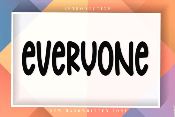 Everyone: The Modern Script Font with Signature Elegance