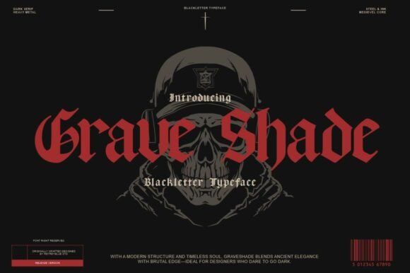 Grave Shade: The Blackletter Typeface for Bold, Gothic Branding