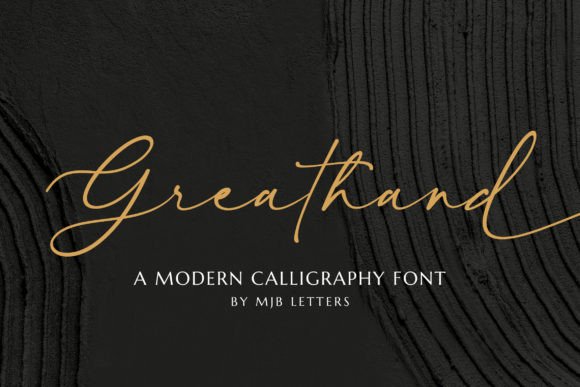 Greathand: The Modern Calligraphy Font for Elegant Design