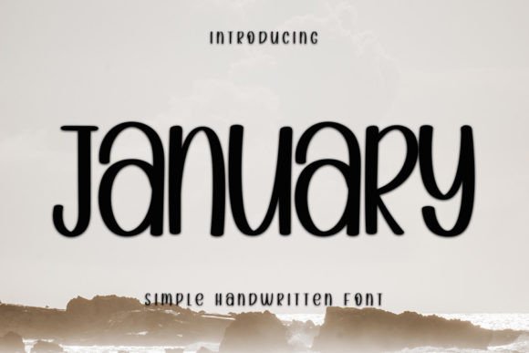 January: A Handwritten Font That Feels Like a Fresh Start