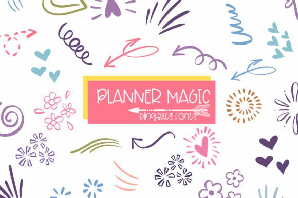 Planner Magic: The Hand-Drawn Font That Brings Your Pages to Life