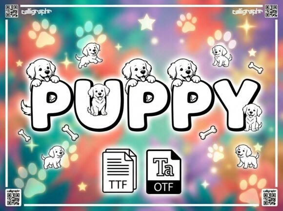 Puppy: The All-Caps Display Typeface for Bold Branding