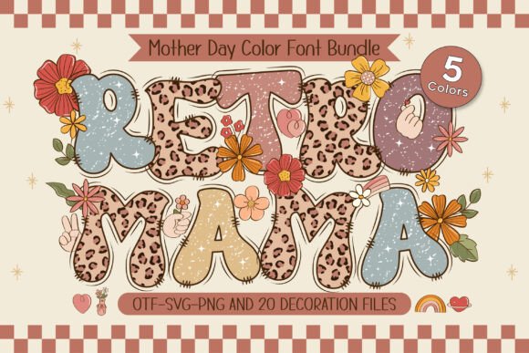 Retro Mama: The Groovy Vintage Font for Modern Mom Brands