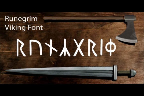 Runegrim: A Viking-Inspired Typeface for Modern Creators