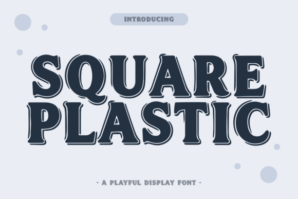 Square Plastic: A Fresh Typeface for Modern Design Needs