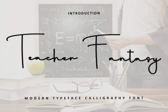 Teacher Fantasy: A Festive Typeface for Holiday Designs