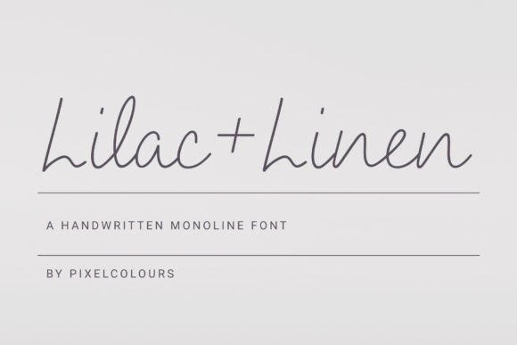 The Quiet Charm of a Handwritten Monoline Script Font