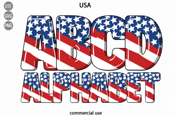 Usa Font: A Vibrant Duo for American-Themed Design