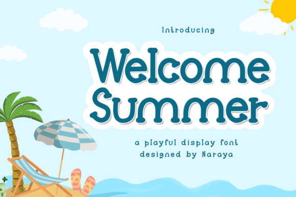 Welcome Summer: The Playful Display Font That Brings Joy to Every Design