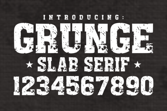 When Your Design Needs to Yell: The Raw Power of Grunge Slab Serif